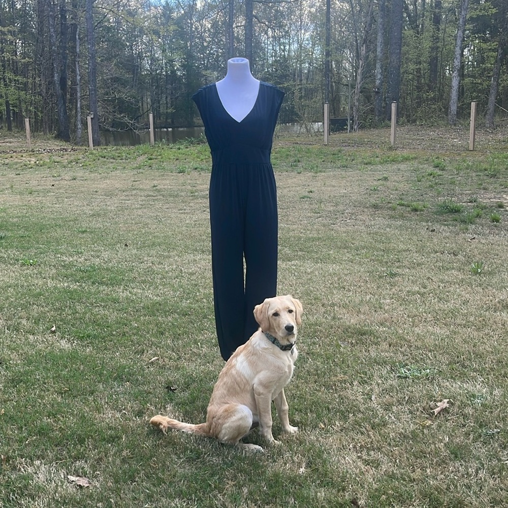 Velvet by Graham & Spencer Black Jumpsuit Size XL